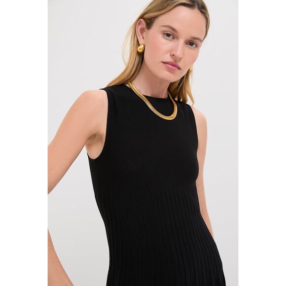 STAUD Black Elyse Knit Maxi Dress NWT XS Retail $295 Tuckernuck - Picture 5 of 7